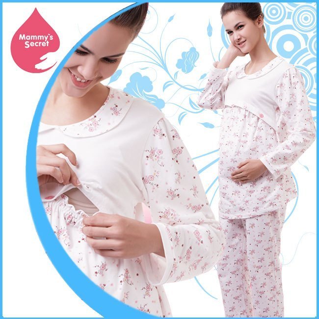 Special offer 2021 maternity clothes cotton nursing clothes nursing clothes confinement clothes spring and summer cotton maternity home clothes large size