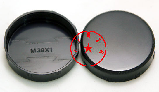 Plastic 39mm screw mouth lens rear cover workmanship fine