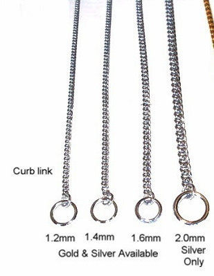 Show Chain bone chain p chain snake chain 1 2 45-55cm dog traction rope for import competition