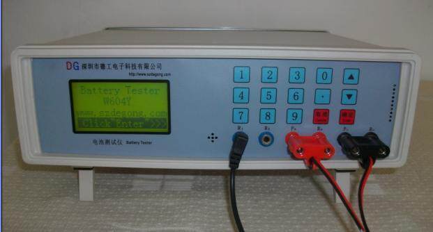 English version battery tester Shenzhen Degong battery testing equipment battery tester