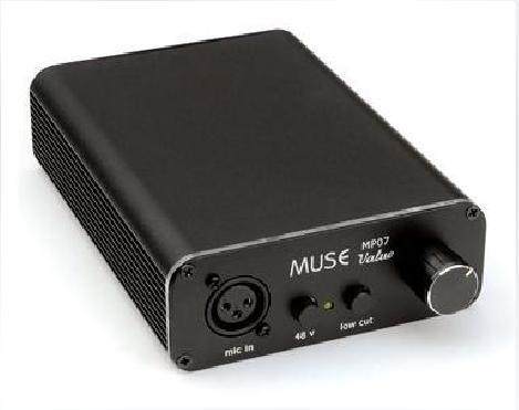 MUSE MP07 Value microphone amplifier with built-in illusion power supply