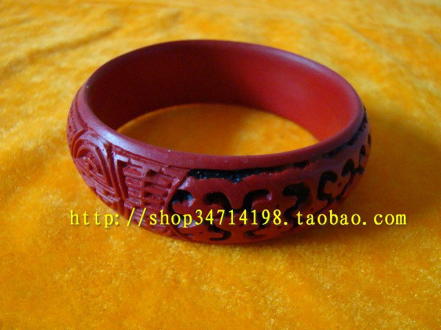Beijing Carved Lacquer Bracelet Birthday Gift Wedding Gift