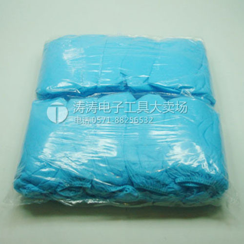 Physical store quality assurance antistatic shoe cover disposable shoe cover dust cover blue shoe cover