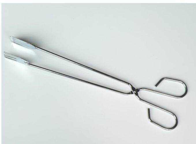 Food clip Barbecue Iron clip Long Stainless Steel Food clip 25 cm