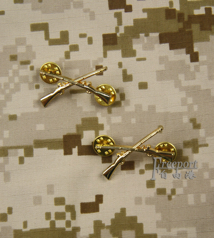 American Infantry Collar Infantryman leads the US often to take the lead