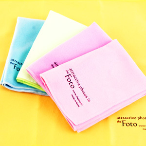 Spot Korean imports (theFoto) microfiber color multi-function camera cleaning cloth lens cloth