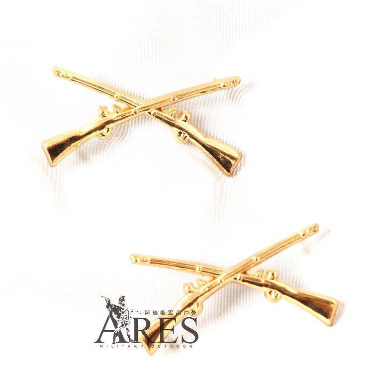 American Metal Badge US ARMY Uniform Collage Flower Collage Infantry Collage Flowers