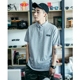 BDCT tự làm đơn giản ghi nhãn áo sơ mi POLO nam ngắn tay 2018 mới Hồng Kông phong cách thời trang áo thun cotton cổ áo áo thun nam có cổ Polo
