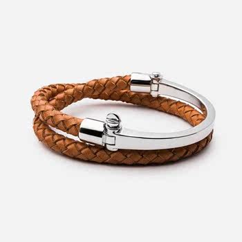 Miansai Rovos Half-Cuff Leather Bracelet African Pride Leather Bracelet