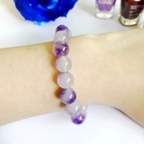 Натуральная вода, агатовый кварц, оберег на день рождения подходит для мужчин и женщин для влюбленных, браслет с одной бусиной на день Святого Валентина, бусины, аксессуар, подарок на день рождения