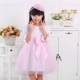 Váy bé gái váy công chúa Váy trẻ em váy pettiskirt hoa bé gái váy bé gái dài tay váy cưới