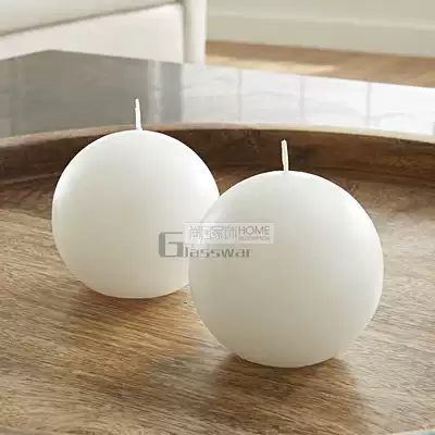 European candle Cup romantic candle round ball candle table round ball candle smokeless candle wedding props