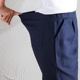 Quần cotton và vải lanh cắt quần nữ mùa hè 2018 mới quần harem quần âu rộng 7 điểm quần quần cạp cao size lớn - Quần Harem quần jean nữ ống rộng Quần Harem