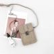 Túi đựng điện thoại di động nữ 2018 mới mini bag mùa hè hoang dã dọc điện thoại di động ví đeo chéo túi đeo vai thủy triều