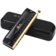 Chromatic harmonica 12 lỗ 16 lỗ c key cho người mới bắt đầu chơi nhạc cụ chuyên nghiệp dành cho người lớn (12 lỗ bạc) - Nhạc cụ phương Tây