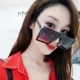 Kính râm nam 2018 Kính râm mới của Hàn Quốc Tide nữ tính cách Thủy triều vuông Chống tia UV mắt kính nam Kính râm