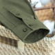 Flange King Áo sơ mi nam dài tay mùa thu cotton Retro Áo sơ mi mỏng Quần áo bảo hộ lao động - Áo