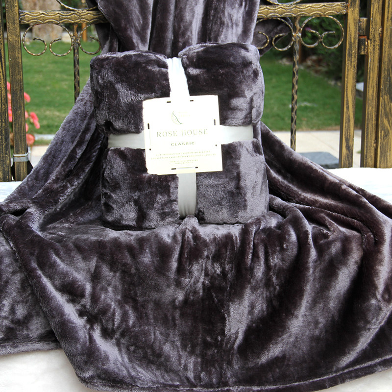 the color of autumn and winter blanket coral fleece blanke