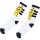 Cặp đôi vớ thủy triều Pikachu trong vớ ống Đàn ông và phụ nữ phim hoạt hình dễ thương vớ dày cotton vớ thể thao - Vớ hàng tuần tất off white Vớ hàng tuần