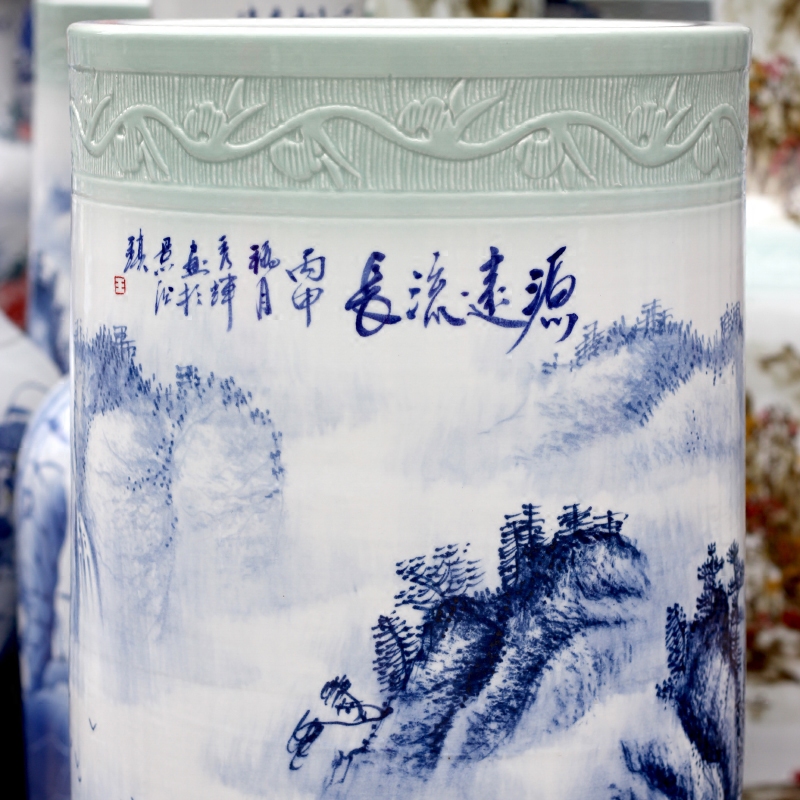 Jingdezhen ceramics hand - made has a long history of large vase home sitting room hotel large - sized quiver furnishing articles