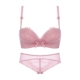 Silky sexy dày ngực nhỏ thu thập mà không có vành đồ lót thoải mái ngọt ngào màu hồng cô gái bộ áo ngực áo ngực đẹp Bộ đồ lót