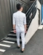 Mùa xuân và mùa hè mỏng in quần quần phù hợp với phù hợp với nam phù hợp với hai bộ phiên bản Hàn Quốc của bộ thợ làm tóc tự tu