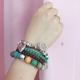Bốn mảnh 2018 mới phong cách châu Âu và Mỹ vòng tay khí quyển cao cấp nữ hoang dã retro vòng tay gió quốc gia trang sức - Vòng đeo tay Clasp vòng tay vàng Vòng đeo tay Clasp