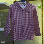 Cờ bé trai Laimei quần áo bé trai cotton dài tay mùa xuân và mùa thu quần áo trẻ em áo cotton trẻ em bé trai áo sơ mi