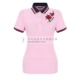 18 hè mới Hàn Quốc mua áo phông nữ FANTO * thêu tay ngắn Áo thun golf thể thao POLO