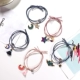 Dây đeo đầy sao Hàn Quốc dễ thương tua rua cao su dây tóc nhỏ tươi Sen nữ phụ nữ đơn giản bao da tóc vòng mũ nón - Phụ kiện tóc đồ buộc tóc scrunchies Phụ kiện tóc