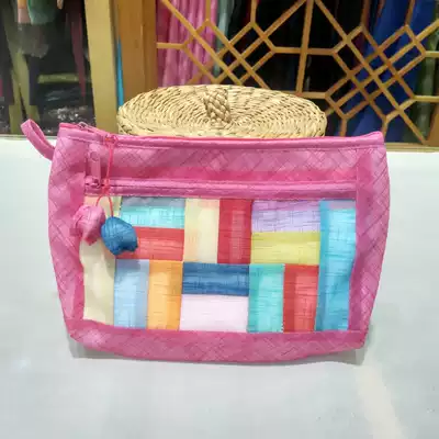 Korean cosmetic bag storage bar jewelry bag handbag Korean National fabric wallet patchwork xsp1061