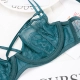 Xi Ji Pháp retro bó sát bộ đồ lót nữ siêu mỏng bra bra lông mi nụ lụa sợi kích thước lớn áo ngực