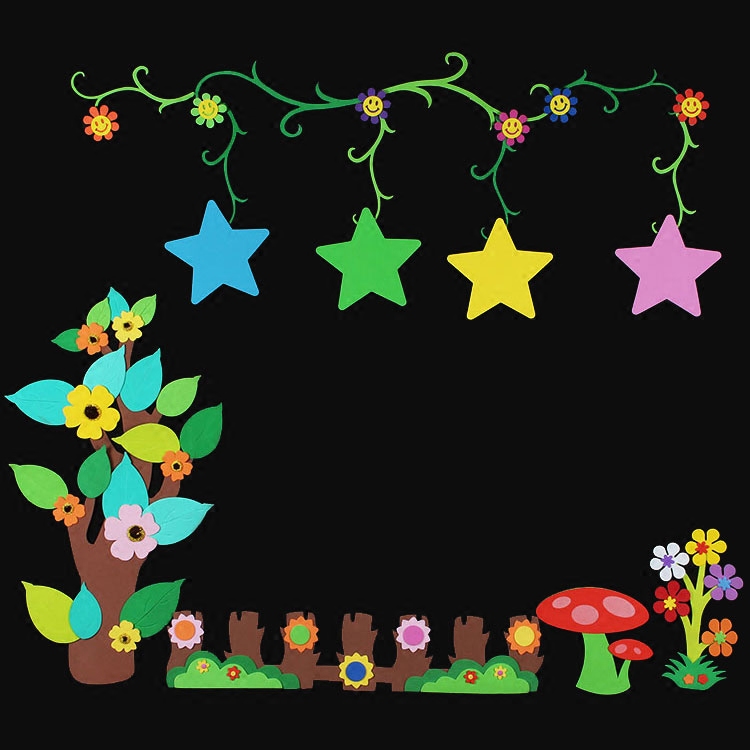 Blackboard Decorative Wall Stickers Classroom Theme Layout