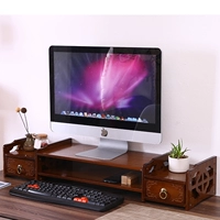 Màn hình máy tính tre tăng kệ lưu trữ văn phòng giá đơn giản thời trang bàn hoàn thiện giá lưu trữ - Kệ kệ trang trí phòng khách