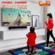 Dancing mat đôi somatosensory bảng điều khiển trò chơi rực rỡ khiêu vũ chăn máy tính không dây TV hai tay khiêu vũ chạy máy nhảy nhỏ - Dance pad