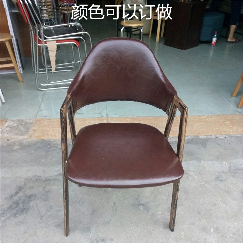 Iron A-chair Catering Chair Cafe Chair Chair Western Restaurant Chair Milk Tea Shop Backs