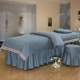 Massage làm đẹp trải giường bốn bộ thẩm mỹ viện bông tinh khiết dành riêng Hàn Quốc Châu Âu đơn mảnh vật lý trị liệu đơn giản bộ giường spa ga spa Trang bị tấm