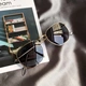 2018 đường phố mới đánh bại kính râm màu đỏ nữ phiên bản Hàn Quốc của hipster retro phong cách Harajuku hip hop văn học hoang dã