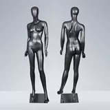 Манекен головы для всего тела, женский физиологичный серый черный стенд