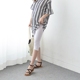 Bà bầu quần legging cạp quần modal bà bầu quần mùa hè phần mỏng thoáng khí bà bầu đã mỏng bụng nâng quần - Phụ nữ mang thai quần / quần bụng quần bầu đẹp Phụ nữ mang thai quần / quần bụng