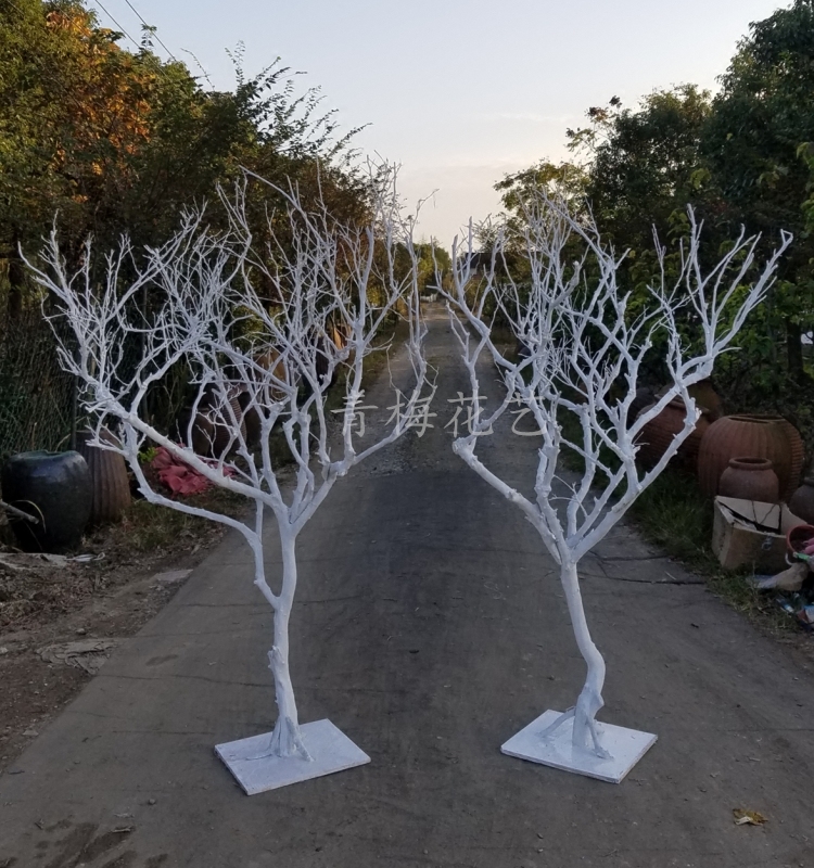 Dry branches Dry branches Dry branches Dead tree decoration white tree ornaments Pole simulation branches fake branch props decorate trees