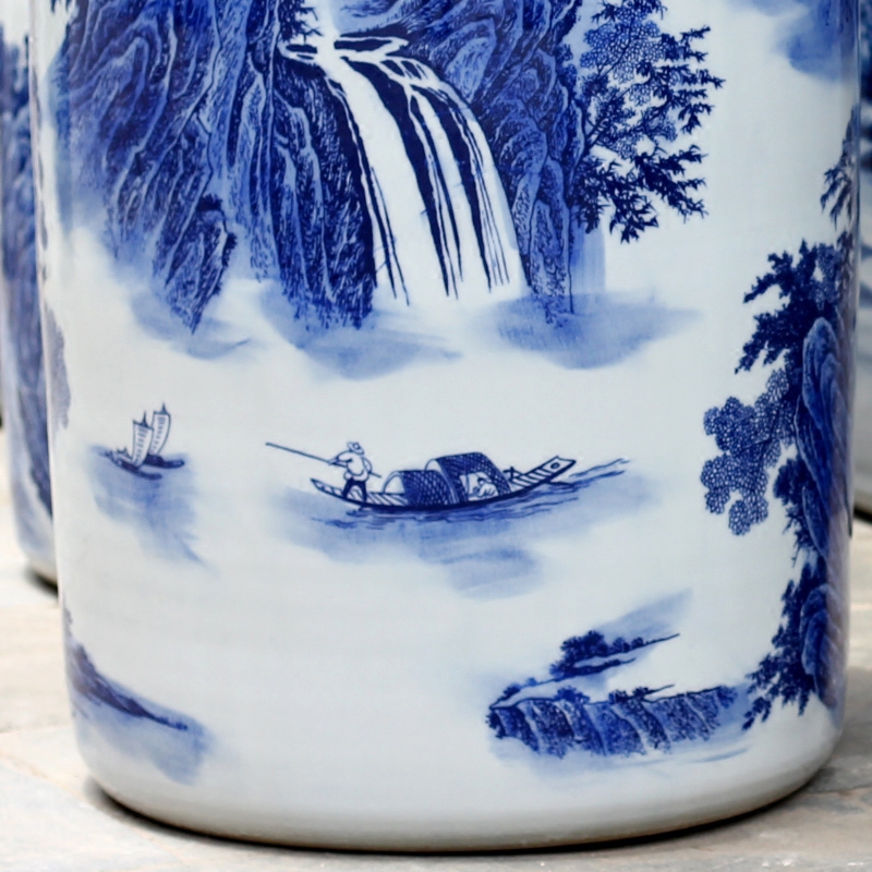 Jingdezhen porcelain ceramic mountains xiufeng quiver mesa of home sitting room place vases, calligraphy and painting scroll to receive goods