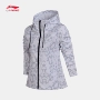 Li Ning áo gió Bà 2018 new thể thao thời trang dòng windproof quần áo trùm đầu áo khoác nữ mùa xuân thể thao áo gió mùa đông