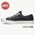 CONVERSE Giày converse mở giày vải nụ cười đen trắng chính hãng giày đế thấp hàng đầu jordan panda cổ thấp Plimsolls