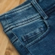Thời trang đỏ của phụ nữ Anh nối trắng co giãn mỏng nhung quần jeans mỏng quần dài - Quần jean quần jean rách hàn quốc Quần jean
