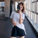 QTS thể thao nhanh khô áo thun thoáng khí giảm béo tập thể dục mặc áo chạy thể thao áo sơ mi nữ mùa hè yoga ngắn tay