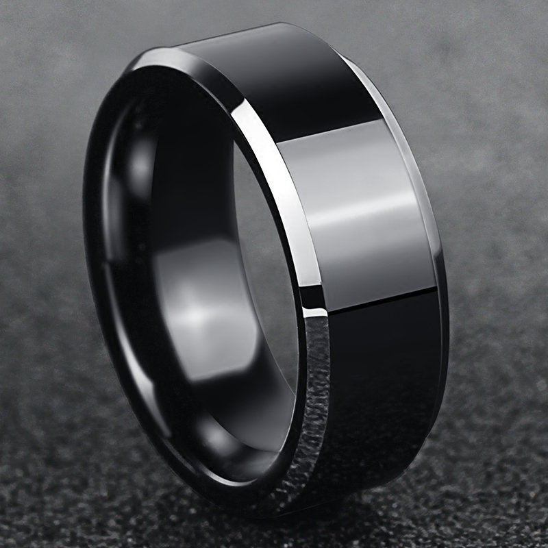 Bague homme SHENGSHUO   en Or tungstene - Ref 3088360 Image 1