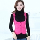 Áo vest nữ ngắn phần thon gọn xuống áo khoác vest mùa đông ấm áp bên trong quai đeo phụ nữ mặc áo vest shop quần áo nữ gần đây Áo vest