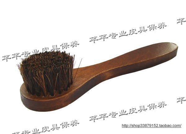 Yike EYKOSI high-quality round head long-handled horsehair oiling brush cleaning and dusting oiling and waxing multi-functional brush