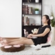 Dễ thương phim hoạt hình mèo móng vuốt tatami đơn beanbag ghế sofa kiểu Nhật phim hoạt hình cho trẻ em trên giường ghế ăn cho con bú - Ghế sô pha ghế sofa nỉ Ghế sô pha